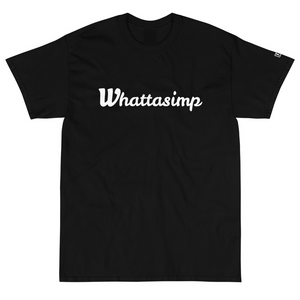 Whattasimp Logo Black Tee