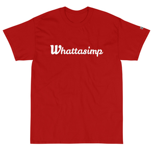 Whattasimp Logo Red Tee